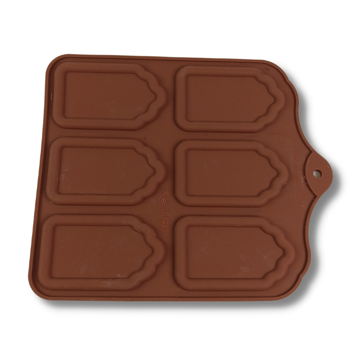 Silikoneform - spiselige til- og frakort (Kort med små hilsner) - Image 2