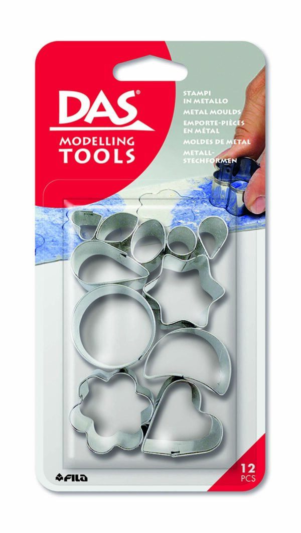 DAS Metal udstikkere assorteret 12 stk.