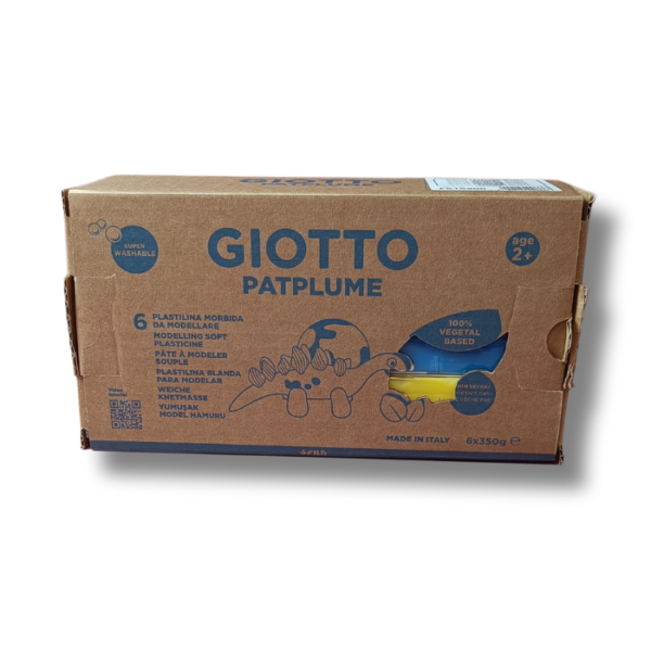 Giotto Patplume Modellervoks klassiske farver 6x350 g