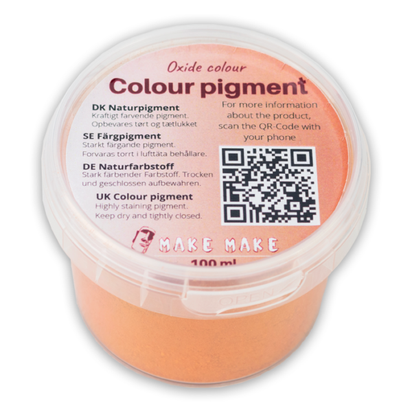 Orange Naturfarvepigment - Image 2