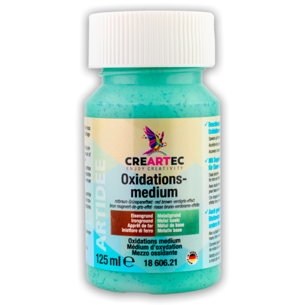 Oxidationsmedium - "rustik rødbrun - ir/græsgrøn"