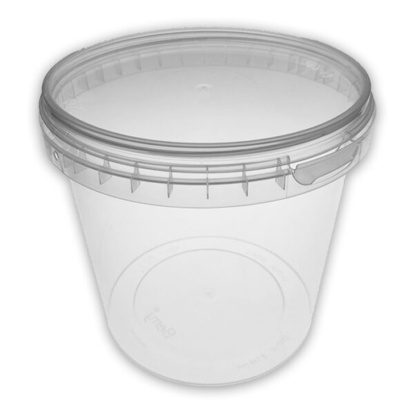 1550 ml plastbøtte m. låg