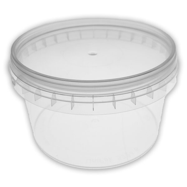 480 ml plastbøtte m. låg (10 stk)